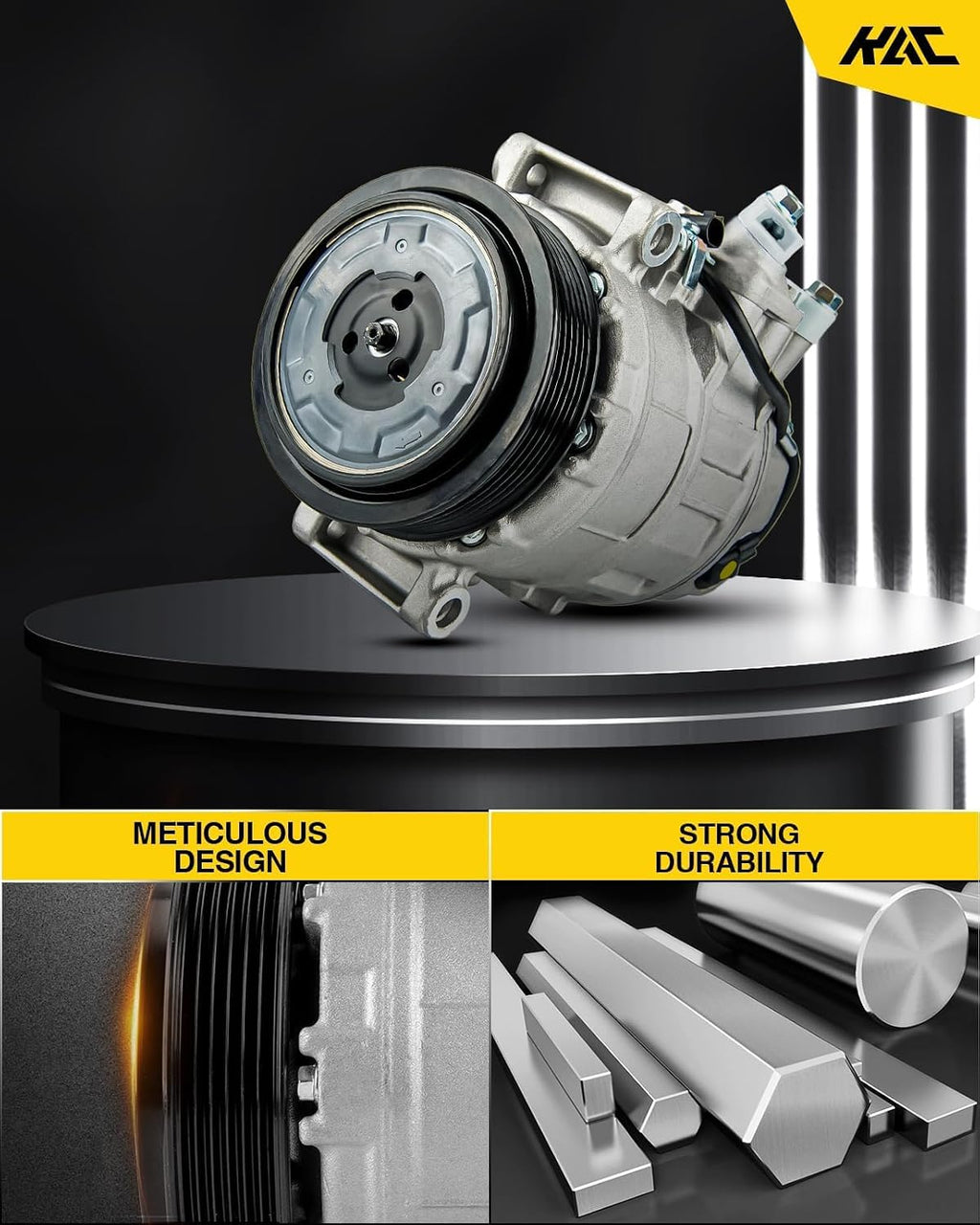 KAC A/C Compressor for Nissan TITAN 2004-2015, 2017-2021