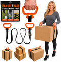 Handle and Haul Moving Strap, 2 Handles - 1-Person Lift | 250 lb capacity, slides & locks anywhere on 9ft strap;