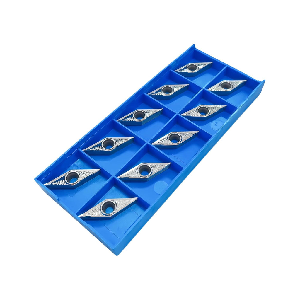 Carbide Inserts for Aluminum VCGT331/VCGT160404-LH for Turning Cutting Tools10 PCS.