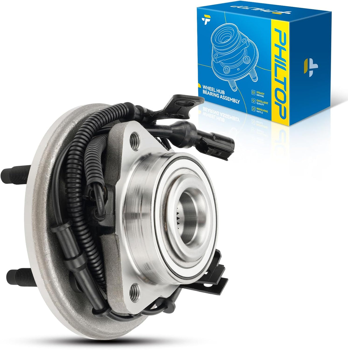 PHILTOP Front 515078 Wheel Bearing Hub Assembly 5 Lugs for Ford Explorer