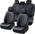 Seat Covers, Car Seat Covers Full Set, Black Car Seat Cover, Car Seat Covers Front Seats Back Seat Cover, Waterproof