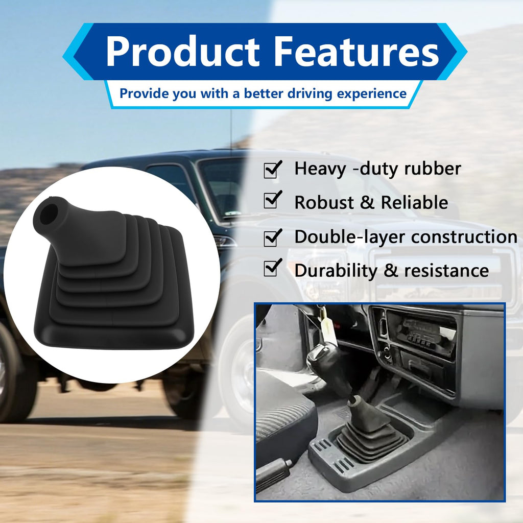 Manual Transmission Shifter Boot,Gear Shift Lever Rubber Knob