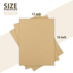 50 Pack 12x16 Corrugated Cardboard Sheet 1/8" Thick Insert