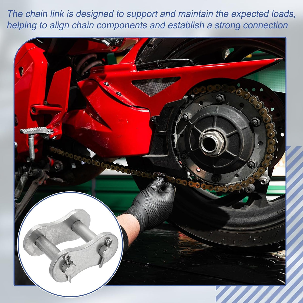 DTGN ANSI #120 Roller Chain Connect Link, 38.10mm Pitch