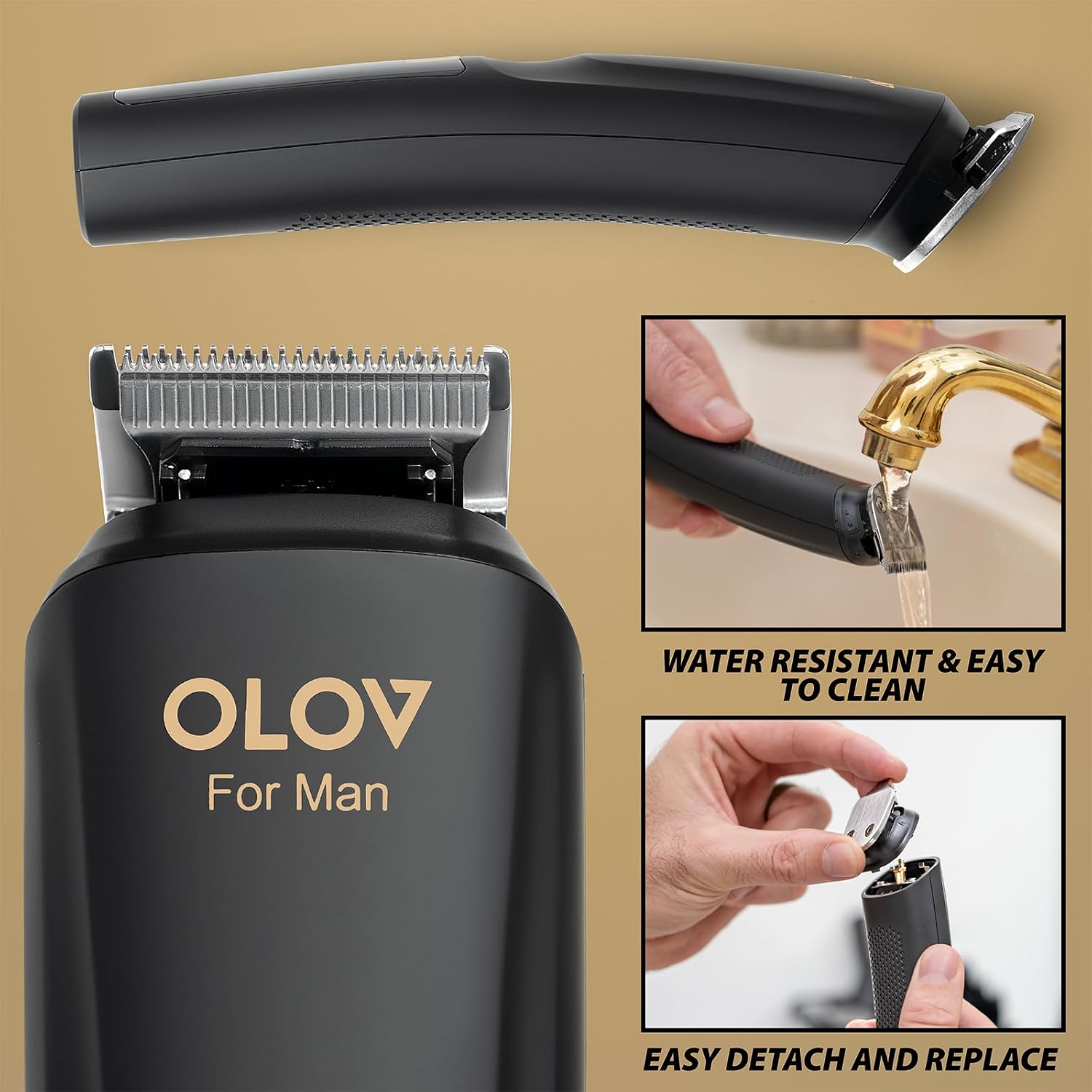 Beard Trimmer, 21 Piece All-in-One Mens Grooming Kit and Hair Clipper, Nose, Ear, Body and Face, Electric Razor with