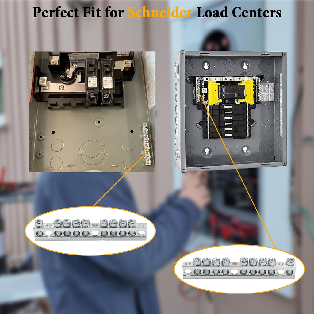 Ground Bar Kit for Square D 2 Pack