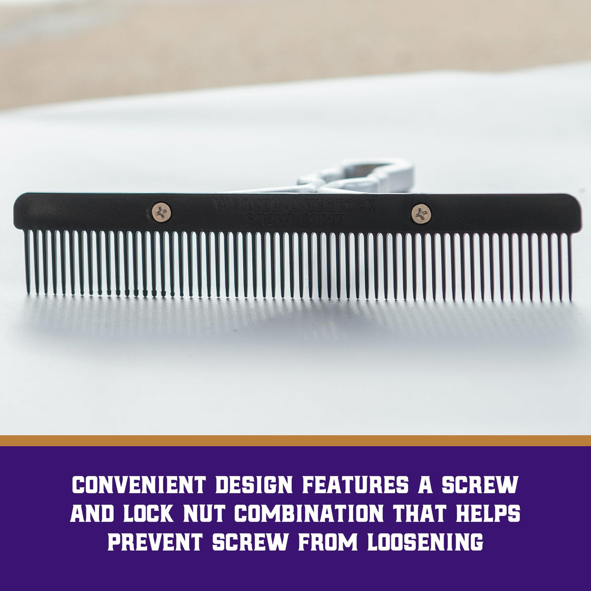 Weaver Leather Livestock Show Comb Black