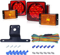 70205 Trailer Light Kit - 12V All LED, Left and Right Waterproof Submersible for Trailers, Boat Trailer Truck Marine