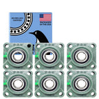 PGN UCF205-16 (6 Pack) Square Flange Bearing 1" Bore