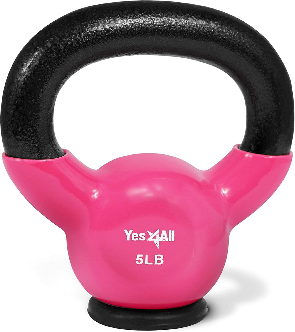 Kettlebells Rubber Base, Kettlebell Set for Women, Strength Training Kettlebells Weights (10-65 lbs)