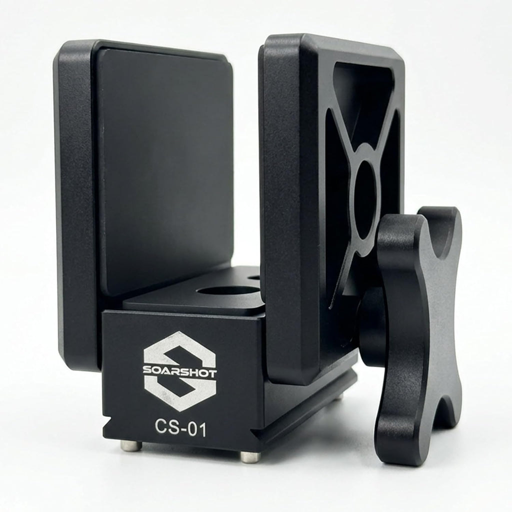 CS-01 Arca-Swiss Rifle Saddle Mount for Hunting Tripod – CNC Aluminum Rifle Clamp with Integrated Arca Base