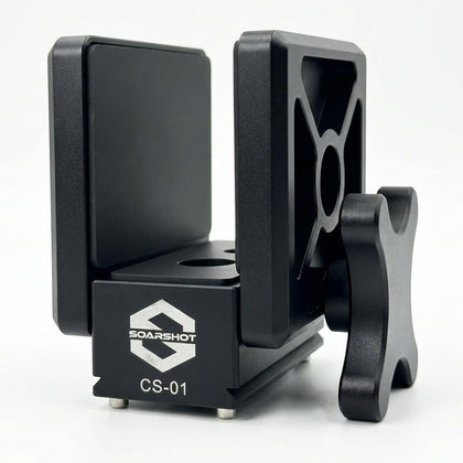 CS-01 Arca-Swiss Rifle Saddle Mount for Hunting Tripod – CNC Aluminum Rifle Clamp with Integrated Arca Base