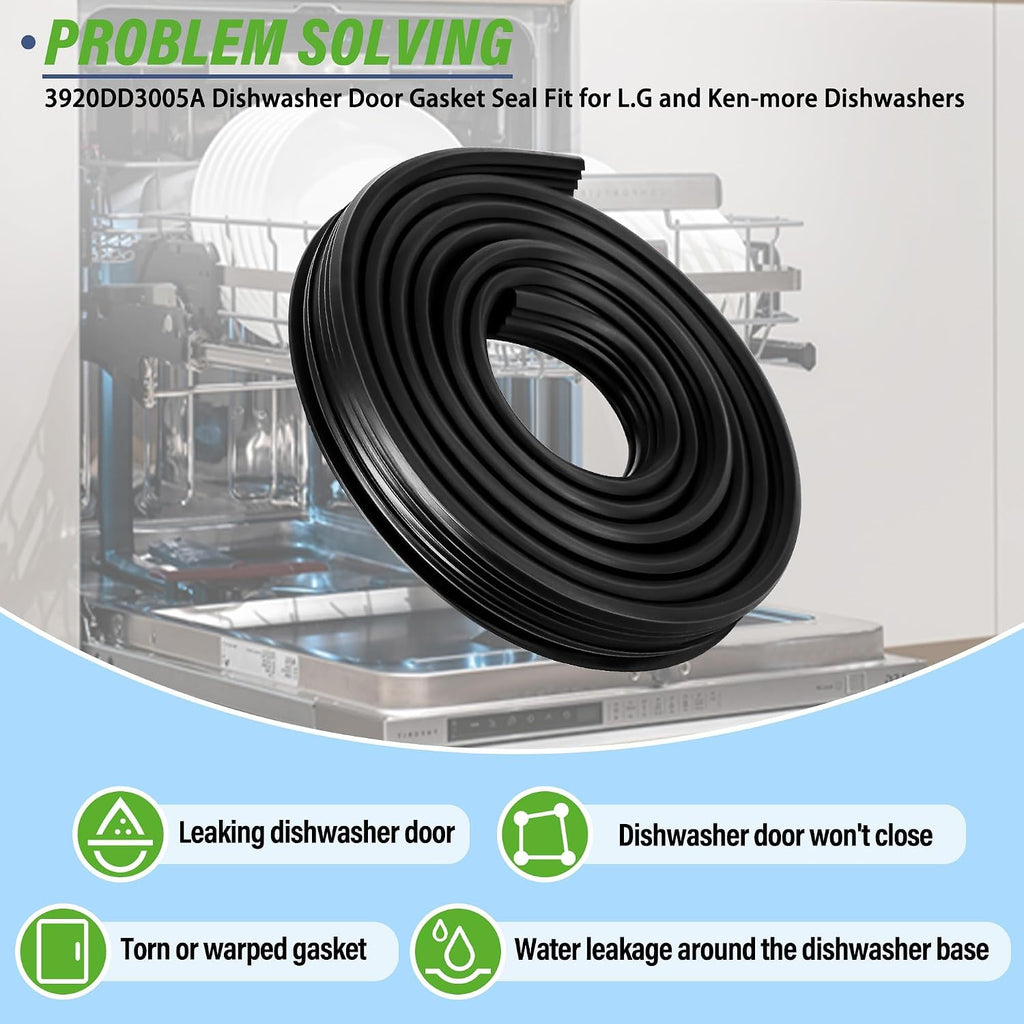 3920DD3005H Dishwasher Door Gasket Seal Fit for L.G LDF7774BD LDF7774ST