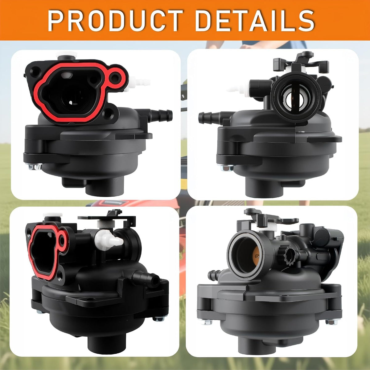 799583 Carburetor Fit for Briggs and Stratton Lawnmower engine 300E 450E 500E 550EX 500 125cc 140cc 08P502 8P502 09P602 9P602, for 593261 595656 591979 591160