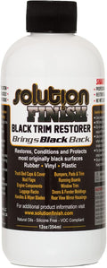 Black Plastic & Vinyl Trim Restorer - Use for Car and Truck Detailing, No Wet Look, Instantly Revives Color to Trim