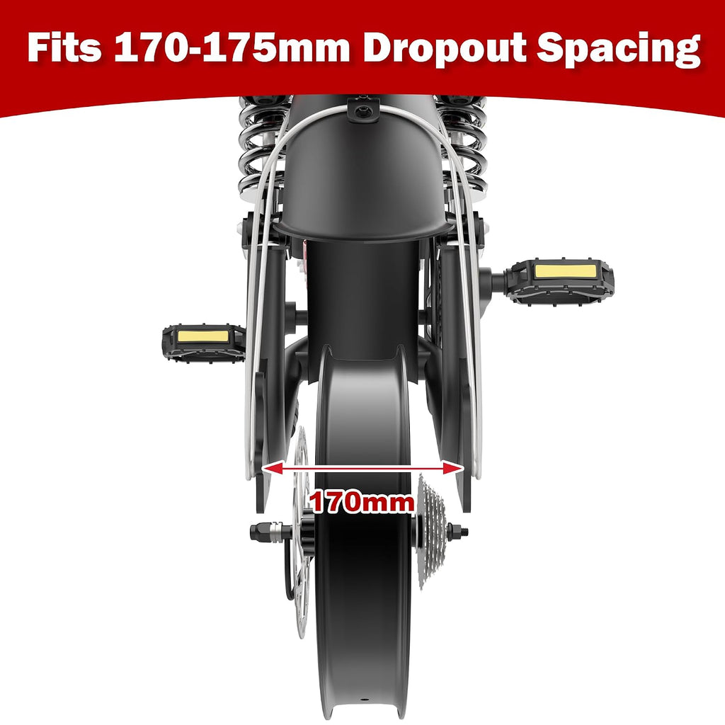 Electric Bicycle Hub Motor, 48V 1000W Wheel Motor,20/24/26-inch Rims,34MPH