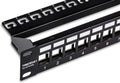TRENDnet 24-Port Blank Keystone Shielded 1U Patch Panel,TC-KP24S