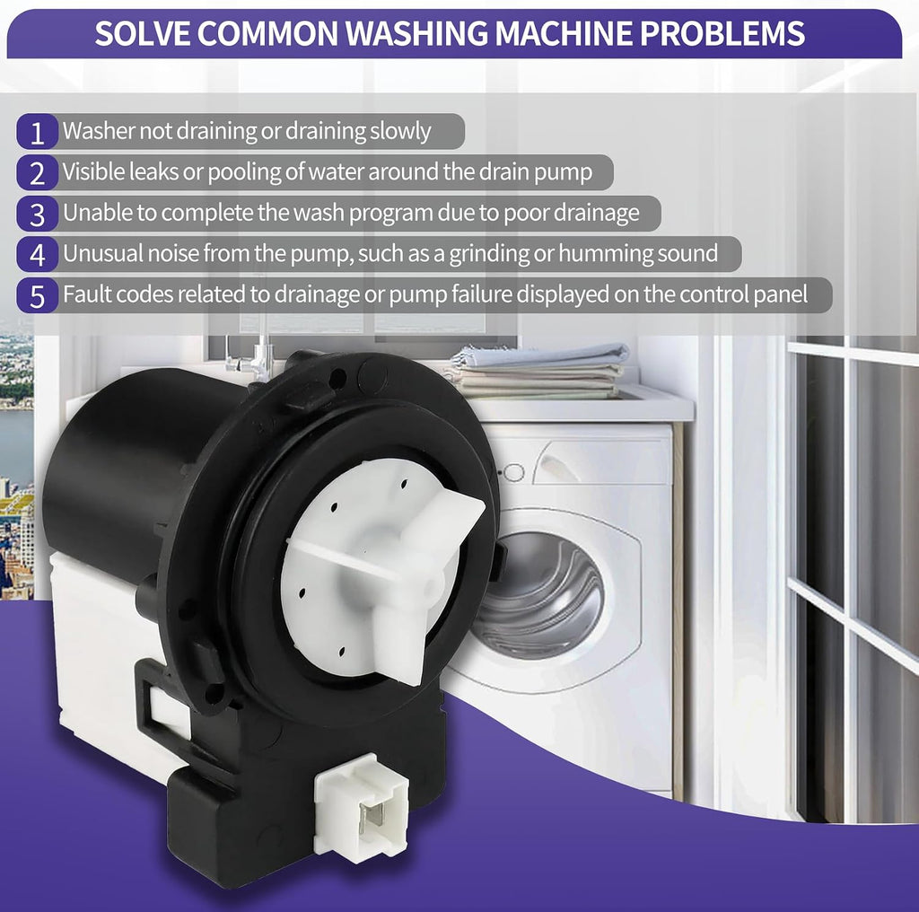 WF218ANB WF218ANW WF419AAW WF350ANR Washer Drain Pump Fit for sam-sung