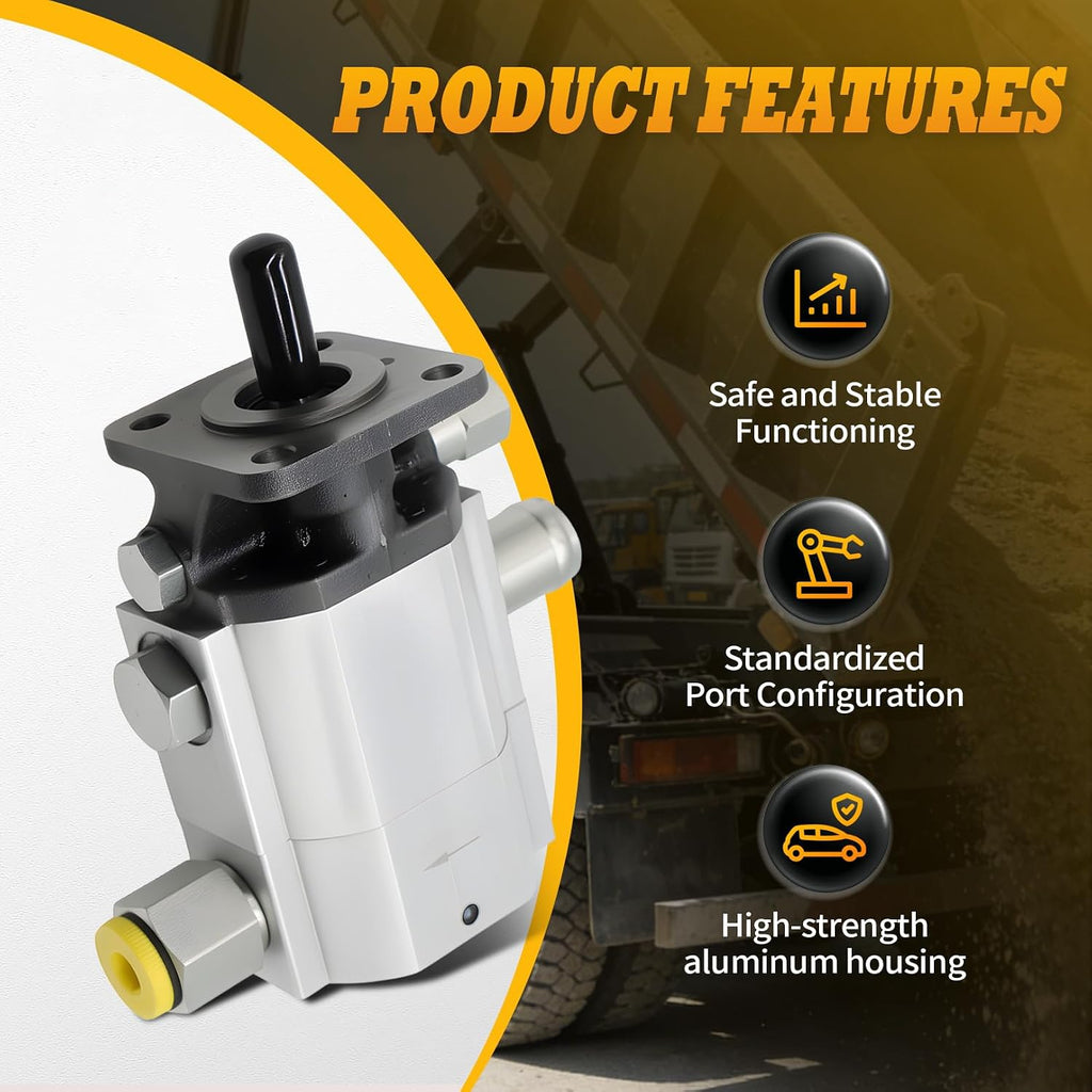 16GPM 2 Stage Hydraulic Log Splitter Pump 3000 PSI Aluminum Gear