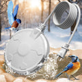 120W Bird Bath Heater for Outdoors in Winter, Birdbath Heater, White