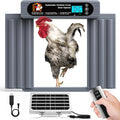 Automatic Chicken Coop Door, Extra Large Size, Anti-Pinch Design,Programmable Timer & Light Sensor Modes, Large LCD
