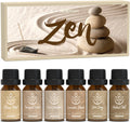 Zen Essential Oils Set, Nautal Tranquil Essential Oil for Diffusers for Home - Zen Garden, Lavender Dream, Serene