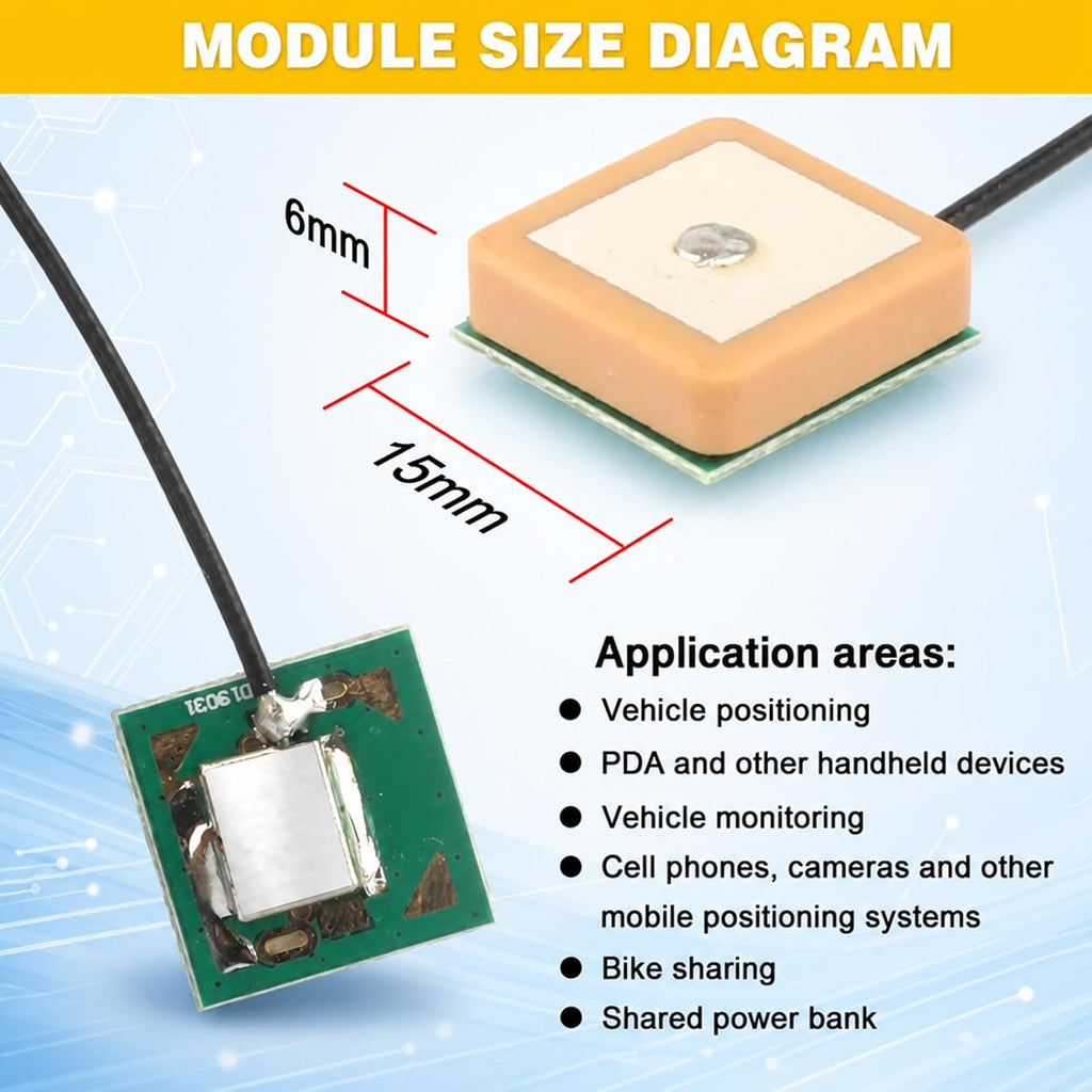 4-Pack GT-U7 GPS Module, USB Port, Active Antenna