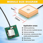 4-Pack GT-U7 GPS Module, USB Port, Active Antenna