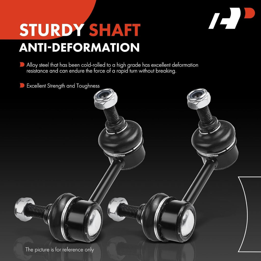 A-Premium Rear Sway Bar Link Stabilizer Bar Link, Compatible with Honda