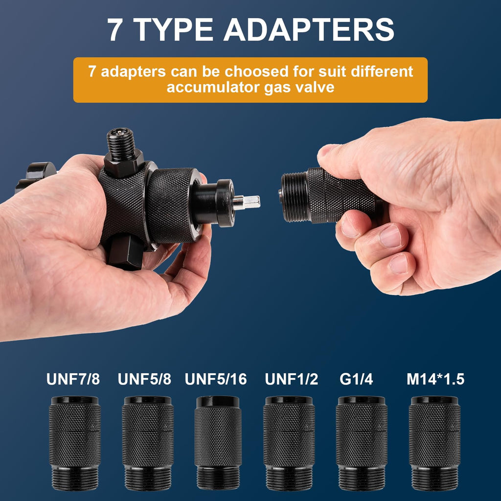 Hydraulic Nitrogen Accumulator Charging Kit, Nitrogen Pressure Test System