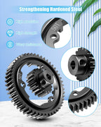 50T M1.0 Hardened Steel Spur Gear 20T Pinion Gear Set Fit for 1/10 Maxx