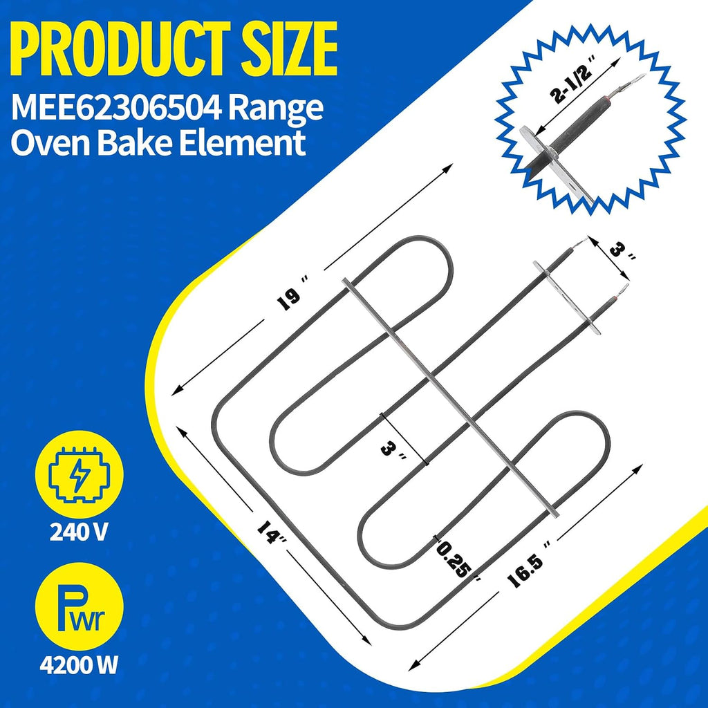 MEE62306504 Range Oven Broil Heating Element 240V 4000W