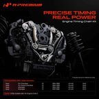 A-Premium Engine Timing Chain Kit W/Sprocket Compatible with Jeep 4.0L