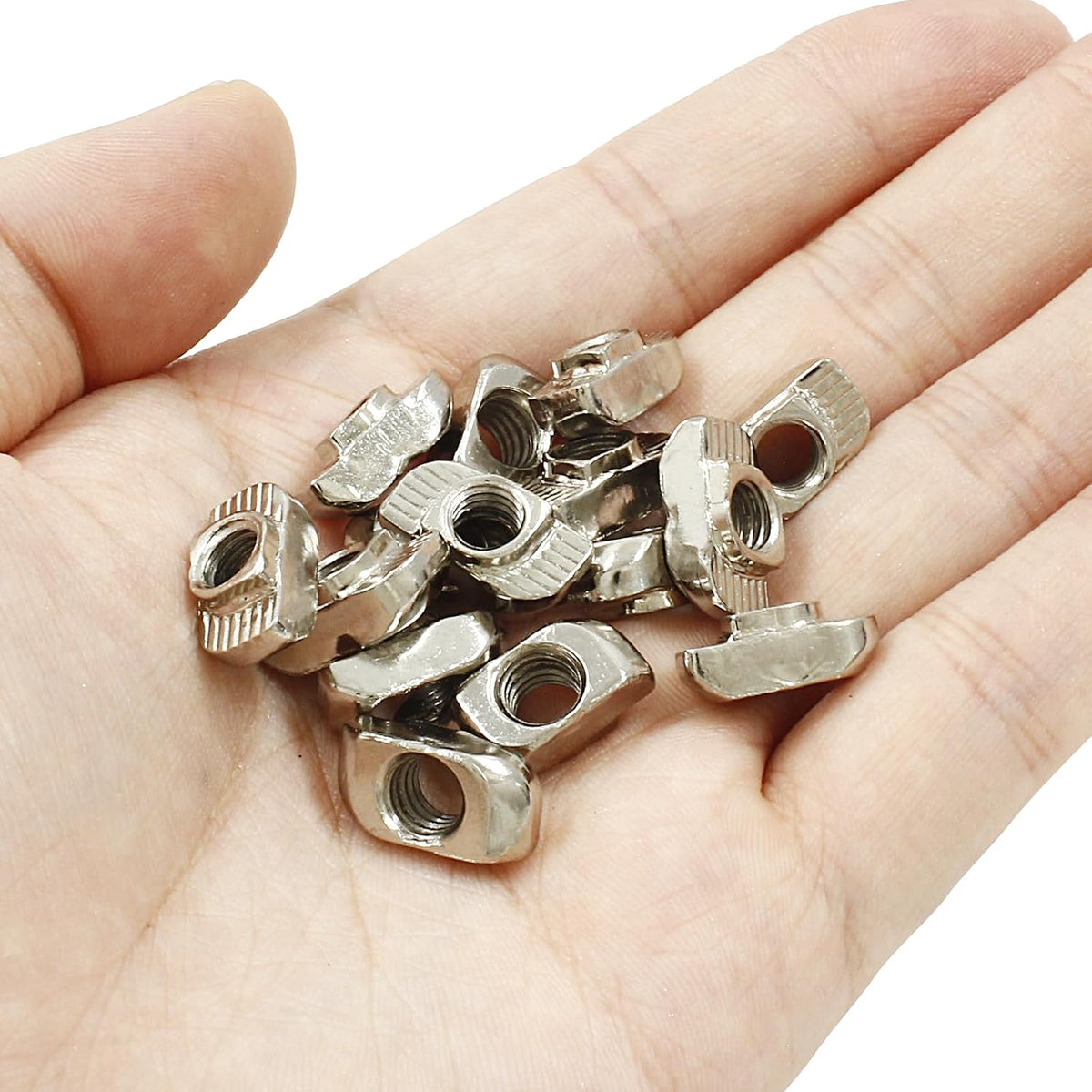 100Pcs M6 3030 Series T Slot Nuts Carbon Steel