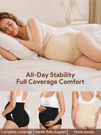Maternity Underwear for Women, Seamless Pregnancy Underwear Over Bump