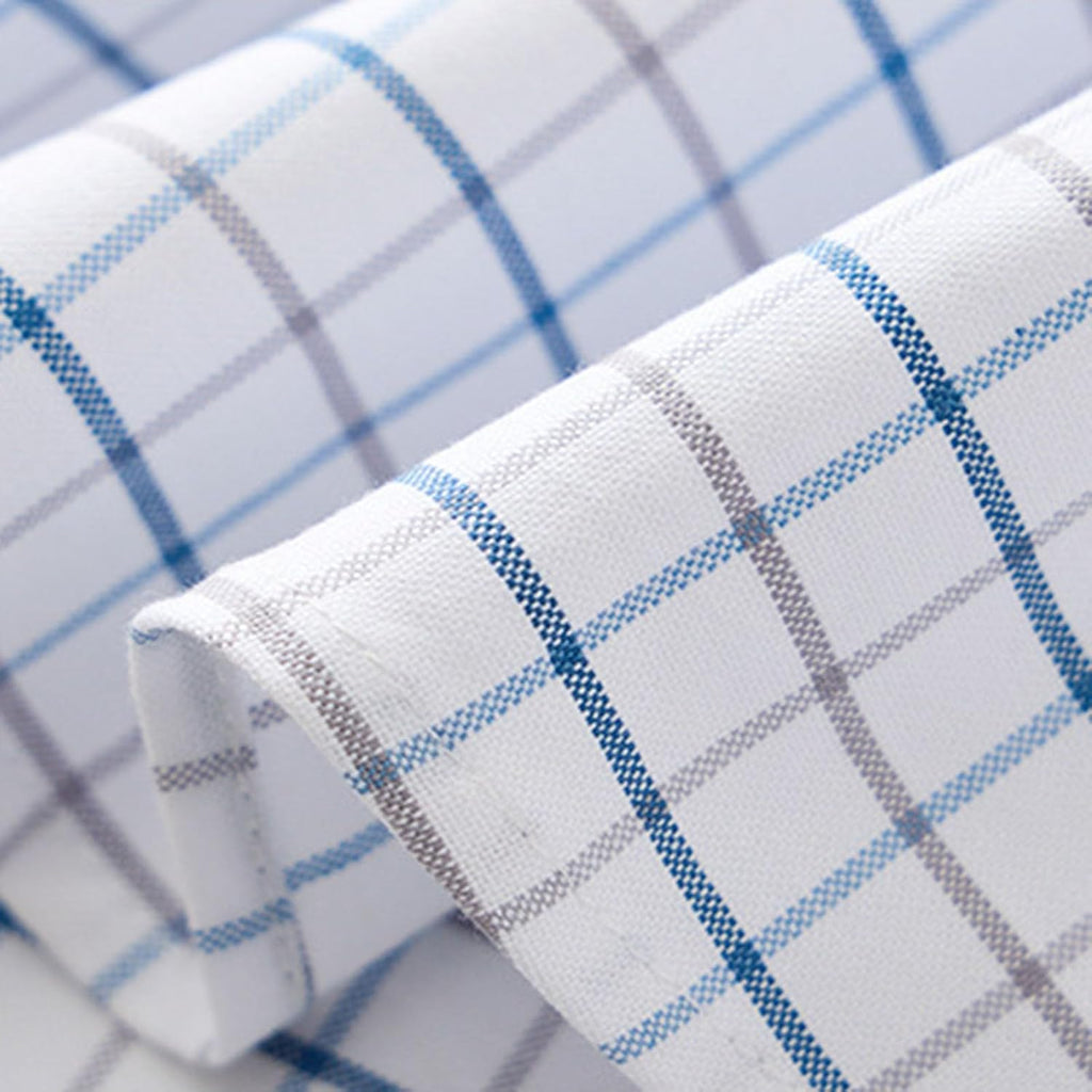 Kids Oxford Shirt Boys Girls Plaid Dress Shirts Checkered Button Down Shacket Teen School Uniform Formal Top Cozy