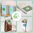 Thermal Label,2 Inch Green Gradient Round Thermal Printer Stickers,Self-Adhesive Round Direct Thermal Labels,Thermal