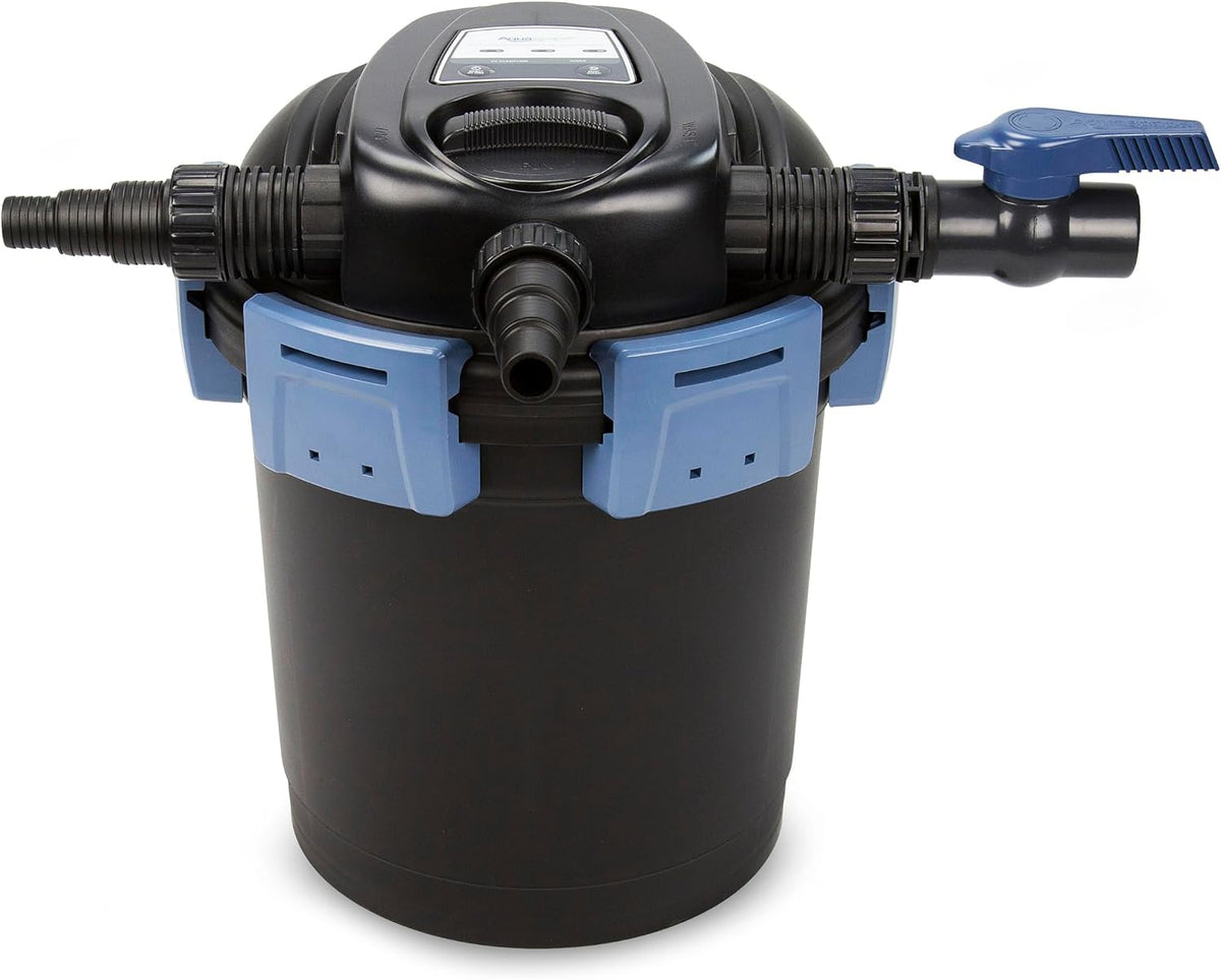 95053 UltraKlean 2000 Gallon Biological Pressure Filter with 14 Watt UV Clarifier Sterilizer for Pond Water Feature