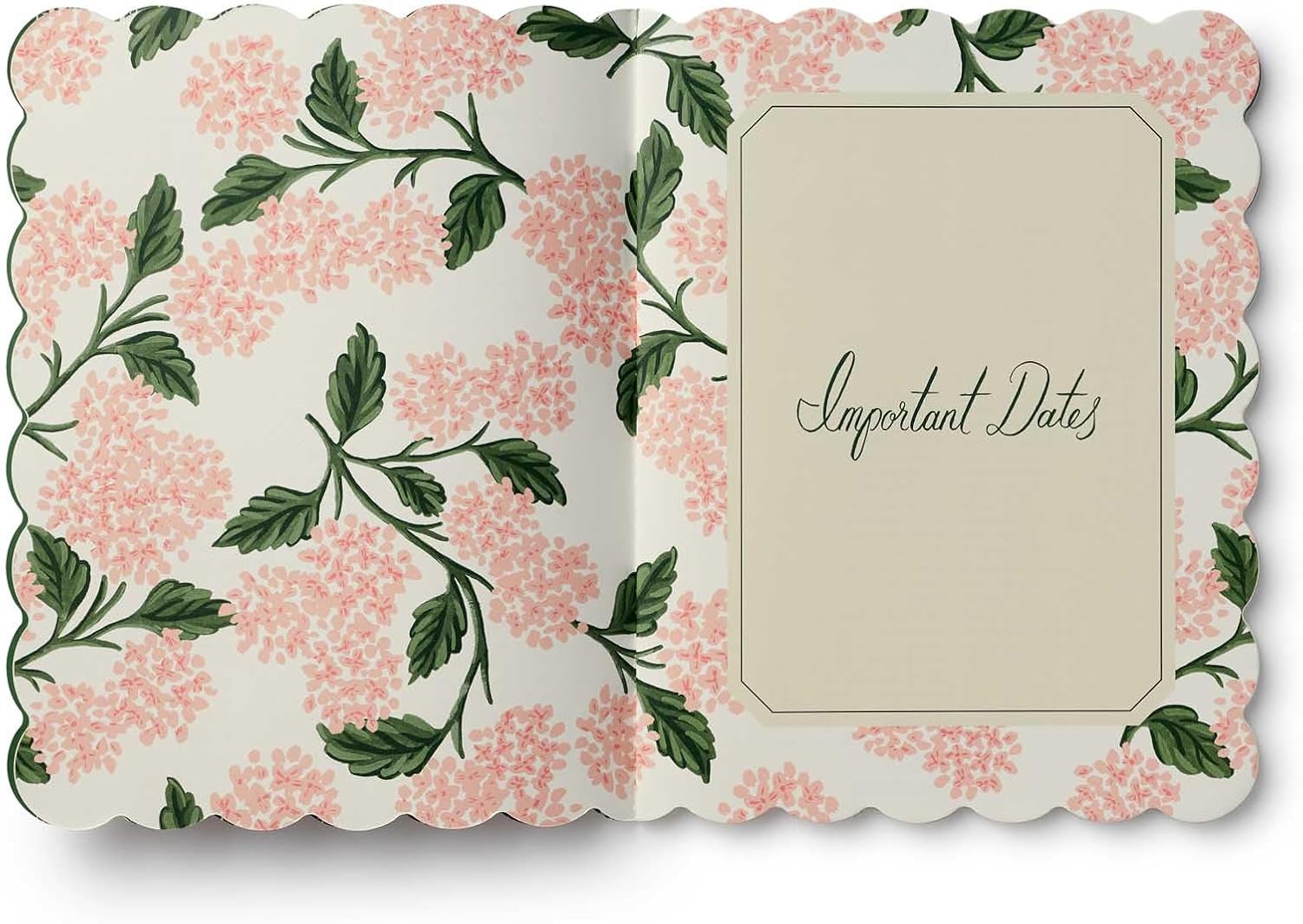 2027 Pink Hydrangea 12-Month Academic Appointment Notebook, Aug. 2026 - July 2027, Thread-Stitch Binding, 9.75" L x