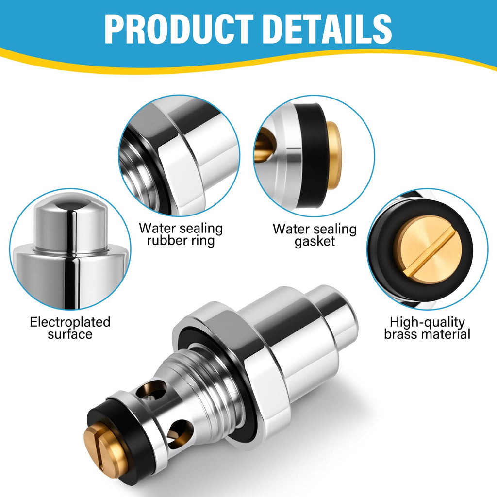 21-302L Low Lead Button Valve Assembly Compatible with all Krowne