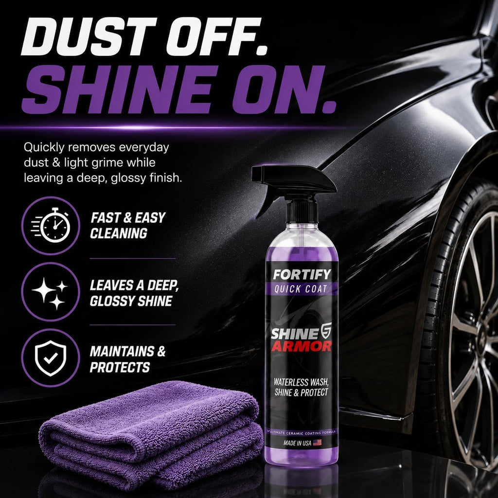 Ceramic Coating Spray - Clean, Glossy, Protected Paint in 15 Minutes Flat | 16 Fl Oz - Twice the coverage, same