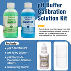 pH Meter Calibration Buffer Includes pH 7.00, 10.01 and Storage Solution