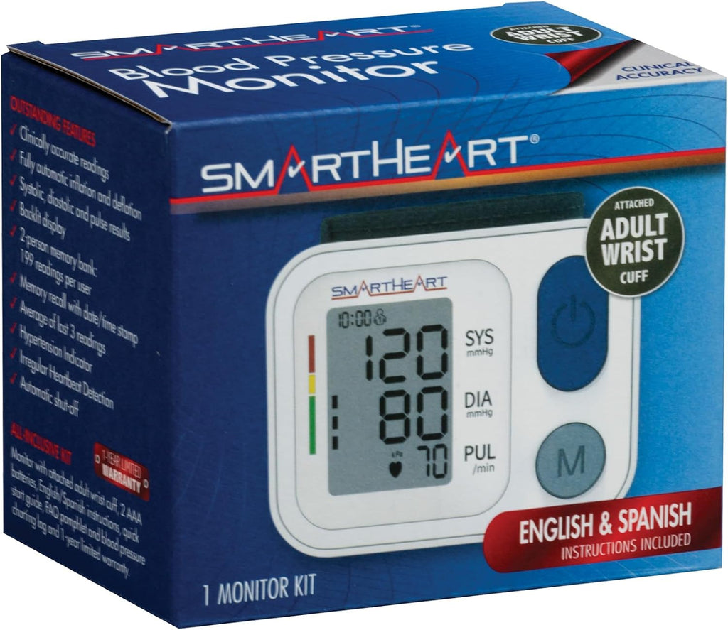 Automatic Wrist Blood Pressure Monitor, Adult