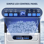 100LBS/24H Commercial Ice Maker Machine Under Counter/Freestanding