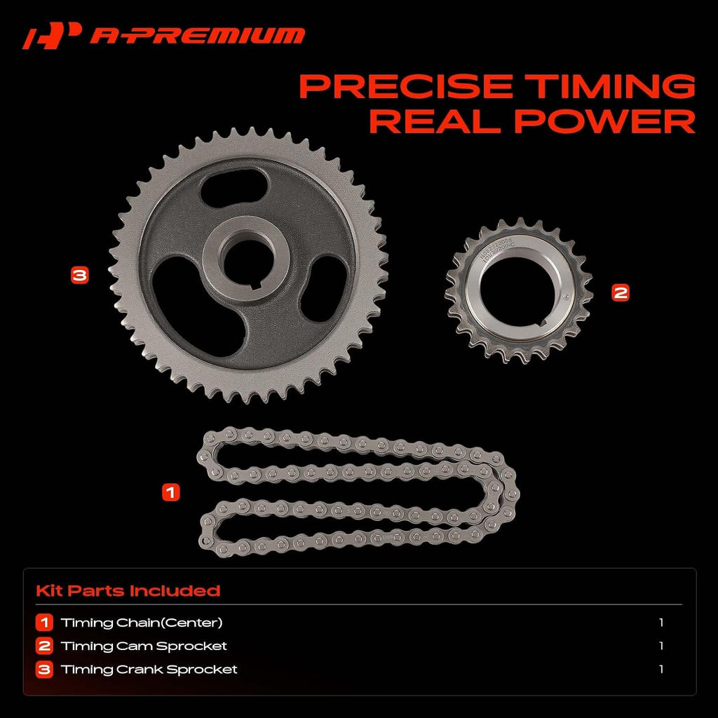 A-Premium Engine Timing Chain Kit w/Sprocket Double Roller Chain Set