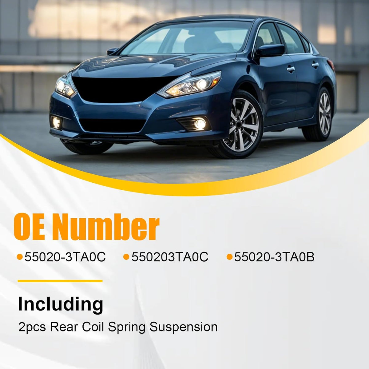 55020-3TA0C Rear Coil Spring Suspension Fits for Nissan Altima