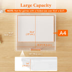 Board Game Storage Containers with Handle, 12.2''x10.6'', 8 Pcs