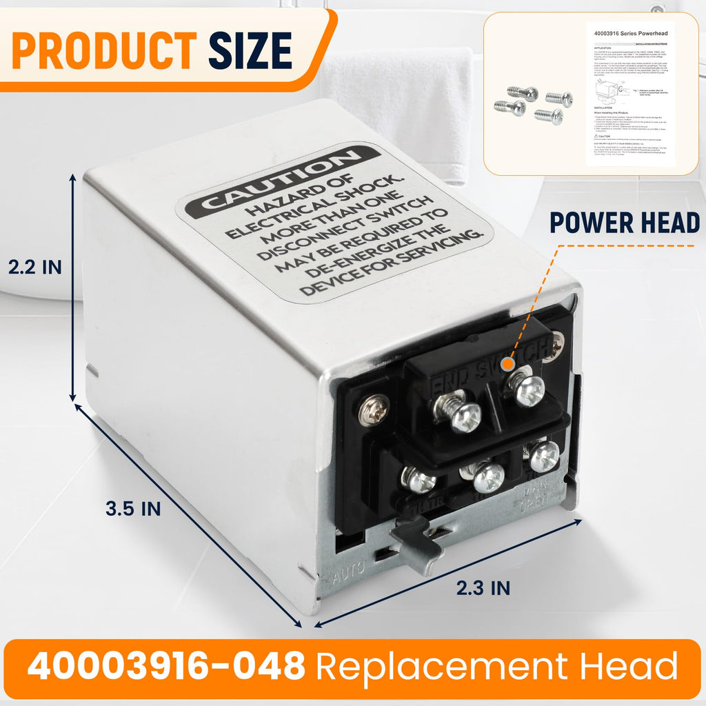 40003916-048 Power Replacement Head for Honeywell V8043F1036 Zone Valve