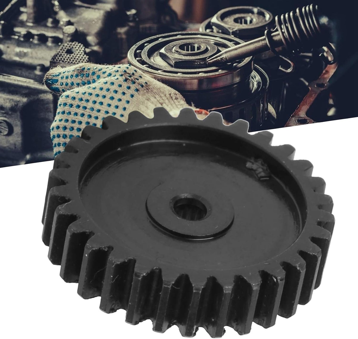 Spur Gear Steel 30 Tooth 0.8 Mod 25 Tooth Spline