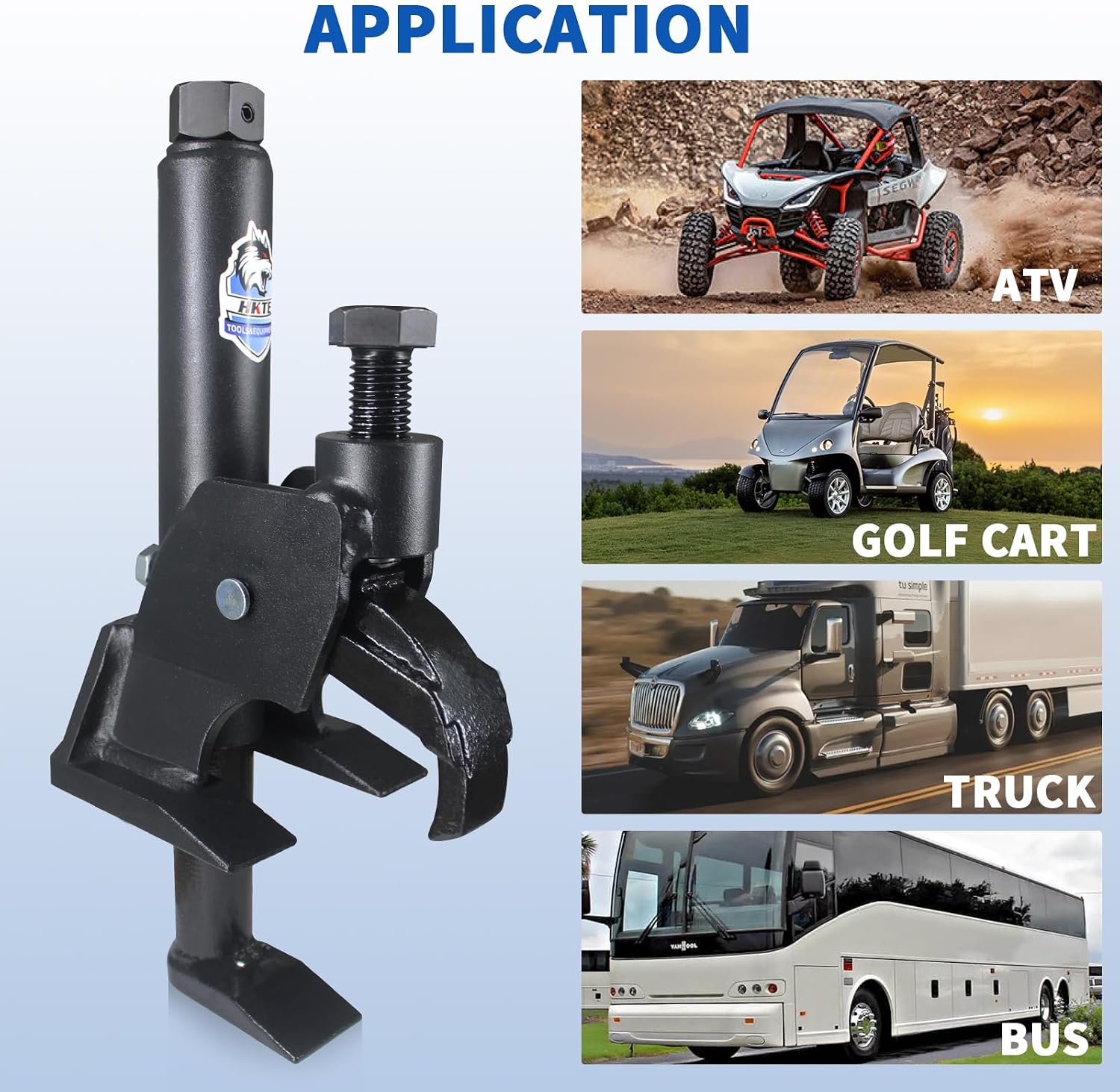 Manual Tire Bead Breaker with Cast Paw for 38-42 Inch Tractor Tires